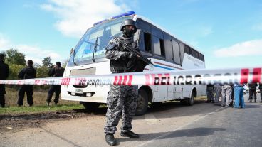 El ataque se produjo este miércoles al mediodía en el kilómetro 1,5 de la autopista.