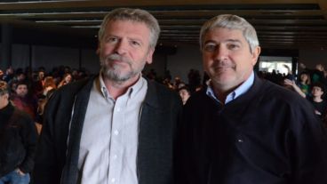 Adolfo Del Río, el decano relecto, y Jorge Lattanzi, flamante vicedecano.