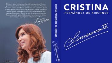 La tapa y la contratapa del libro de Cristina.