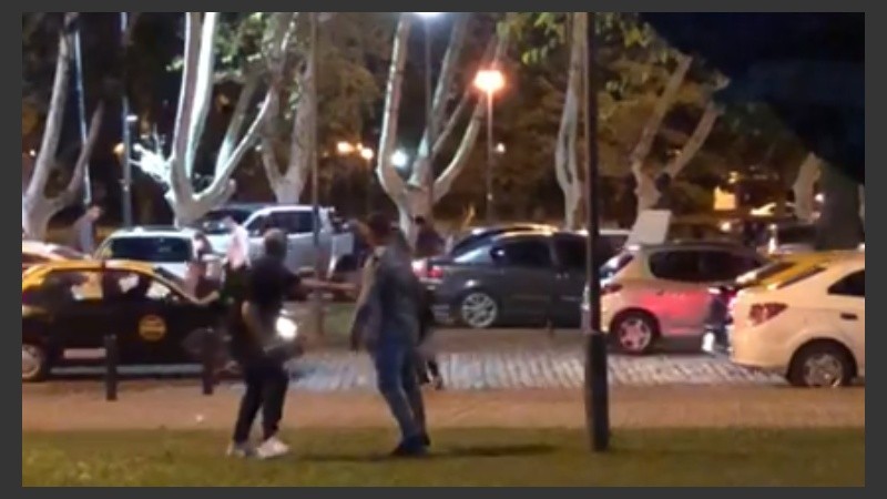 Corridas y tiros en la Estación Fluvial.