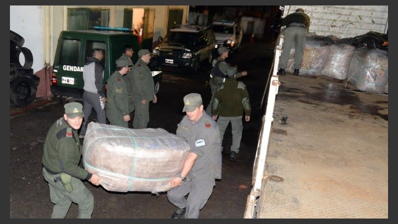 La mercadería viajaba desde Clorinda.