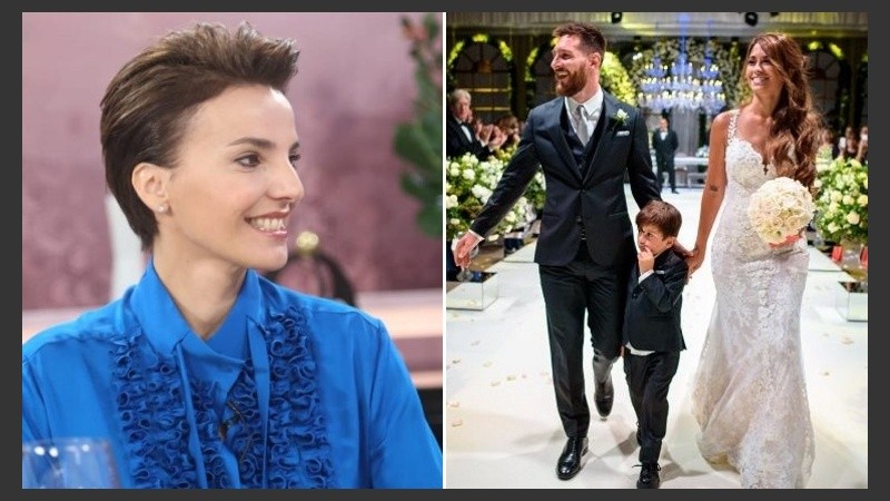 Versiones encontradas de Bárbara Diez y Antonela sobre la boda de 2017.