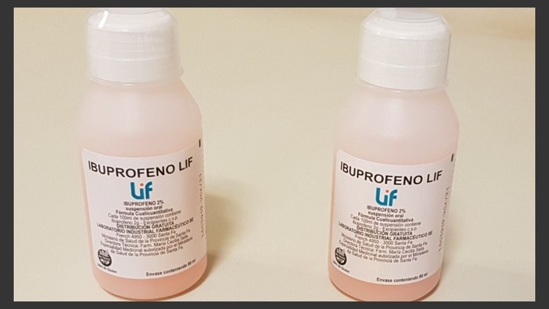 La versión pediátrica del ibuprofeno que elabora el LIF.