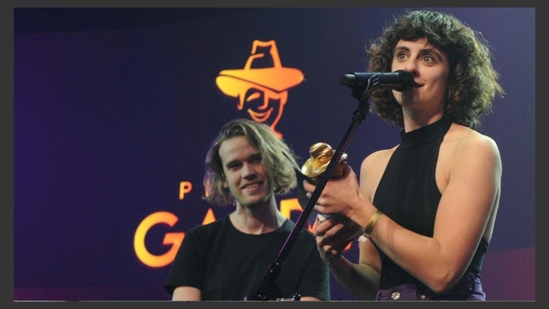 Bertoldi es la segunda mujer, después de Mercedes Sosa hace 19 años, que se lleva el oro.