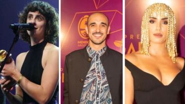 Todos los premiados en la noche de los Gardel 2019.
