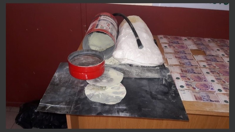 Gendarmes realizaron el operativo a la altura de Luis Palacios.