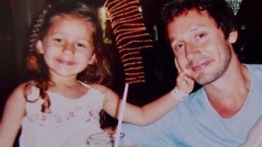 Benjamín Vicuña y su hija Blanquita.