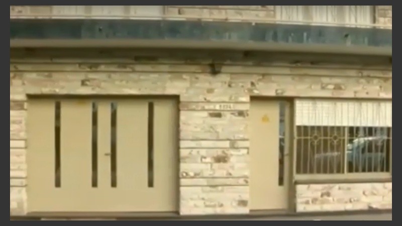 El domicilio donde tuvo lugar el violento robo.