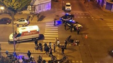 El siniestro vial ocurrió en 27 de Febrero y Paraguay.