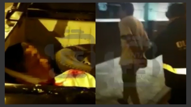 Uno de los sospechosos fue atendido en el Heca por un traumatismo de cráneo.