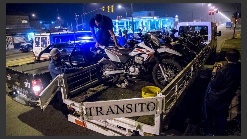 Vehículos remitidos al corralón municipal. 