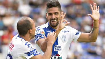 Jara es figura en Pachuca de México, donde juega desde 2015.