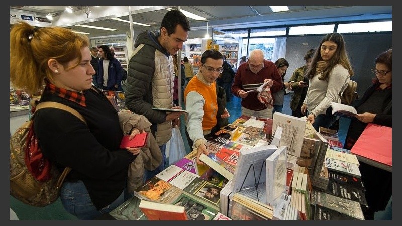 Postal de la Feria del Libro el año pasado.