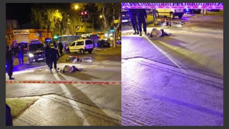 La escena del hecho.