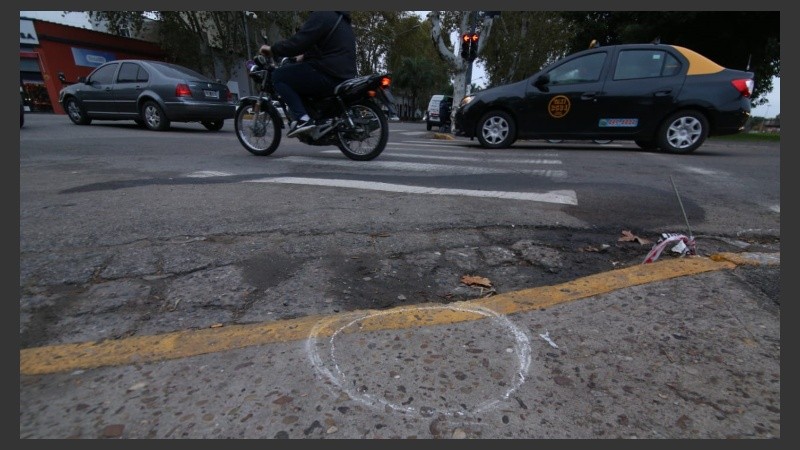 La escena del hecho.