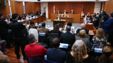 El tribunal, en la mira de los familiares de las víctimas.