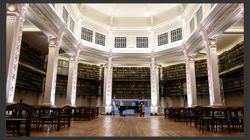 Así quedó la renovada Biblioteca Argentina Dr. Juan Álvarez.