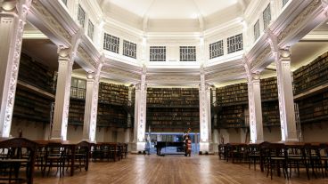 Así quedó la renovada Biblioteca Argentina Dr. Juan Álvarez.