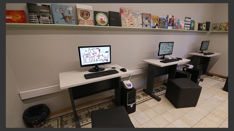 Así quedó la renovada Biblioteca Argentina Dr. Juan Álvarez.