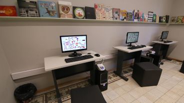 Así quedó la renovada Biblioteca Argentina Dr. Juan Álvarez.