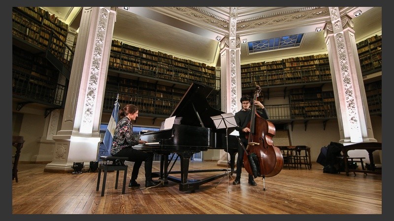 Así quedó la renovada Biblioteca Argentina Dr. Juan Álvarez.