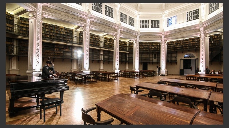Así quedó la renovada Biblioteca Argentina Dr. Juan Álvarez.