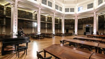 Así quedó la renovada Biblioteca Argentina Dr. Juan Álvarez.