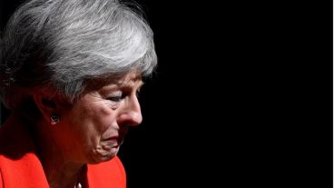 Theresa May no pudo evitar las lágrimas.