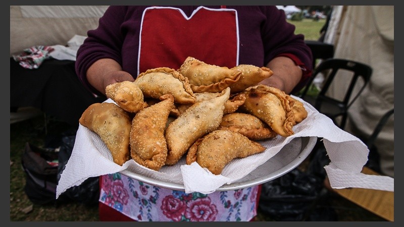 Hubo empanadas listas para comer.