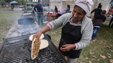 Desde temprano los cocineros se encontraron en el parque Irigoyen y se quedaron hasta el atardecer del último sábado.