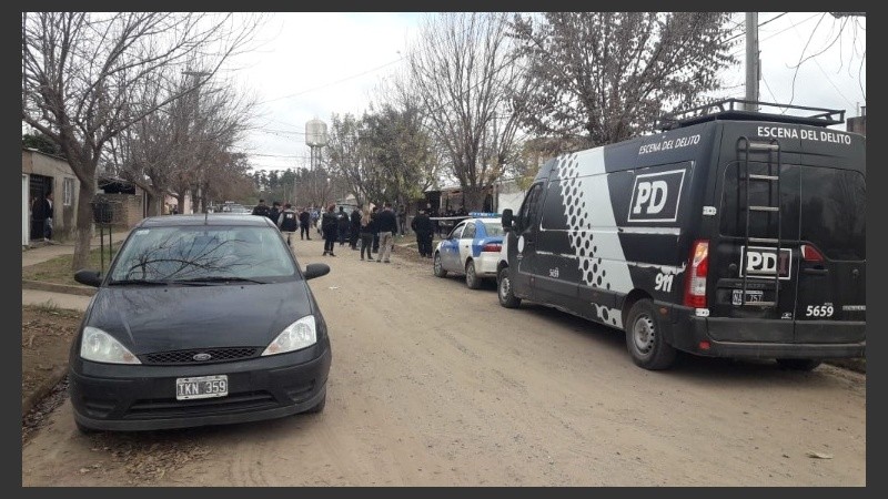 La PDI trabajaba en el lugar del hecho.