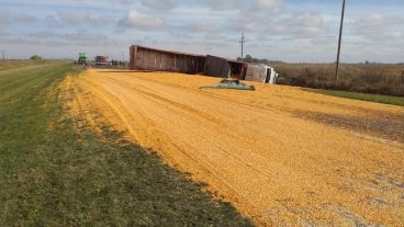 Una imagen del choque fatal este lunes en la ruta 33.