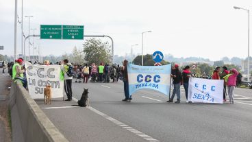 Uno de los cortes en Circunvalación y Ayolas.