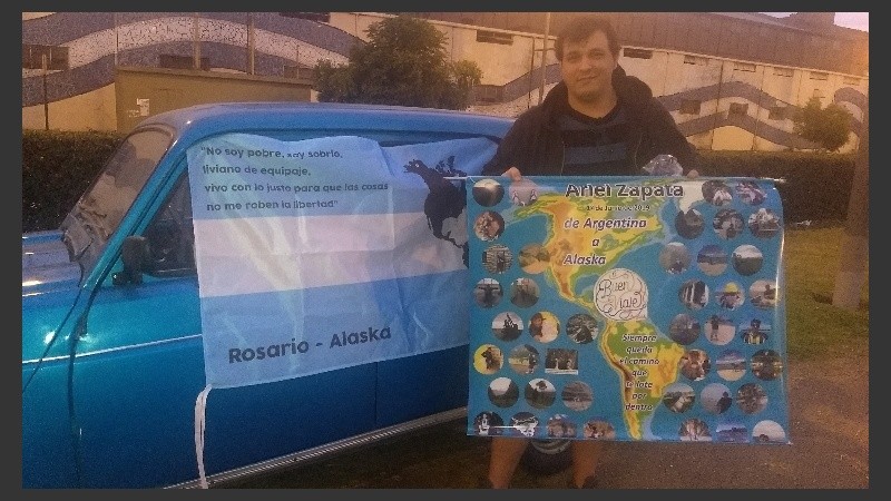 El viaje le llevará casi cuatro años. 