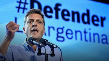 Massa dio un encendido discurso este jueves en el Congreso del Frente Renovador.