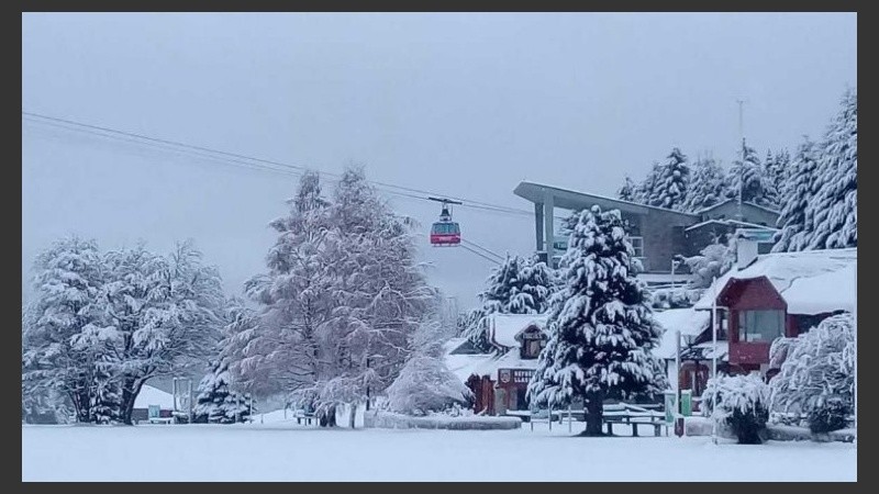 Invierno anticipado en Bariloche.