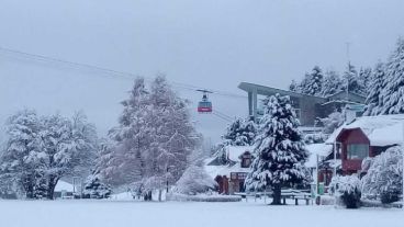 Invierno anticipado en Bariloche.