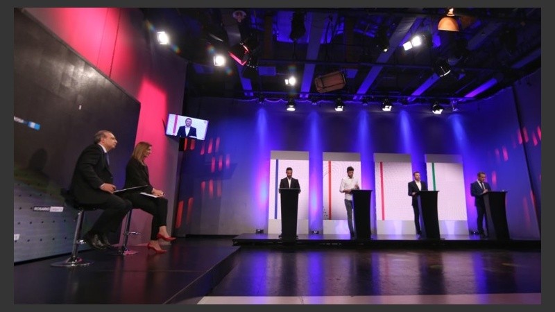 El debate de los candidatos a intendente de Rosario.
