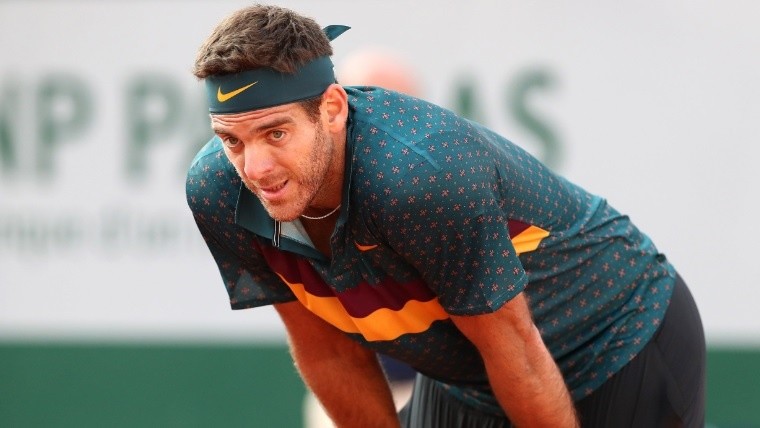 Resultado de imagen para DEL POTRO SE DESPIDIO DEL ROLAND GARROS