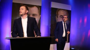 Debate de candidatos: la previa, el durante y el post en fotos.