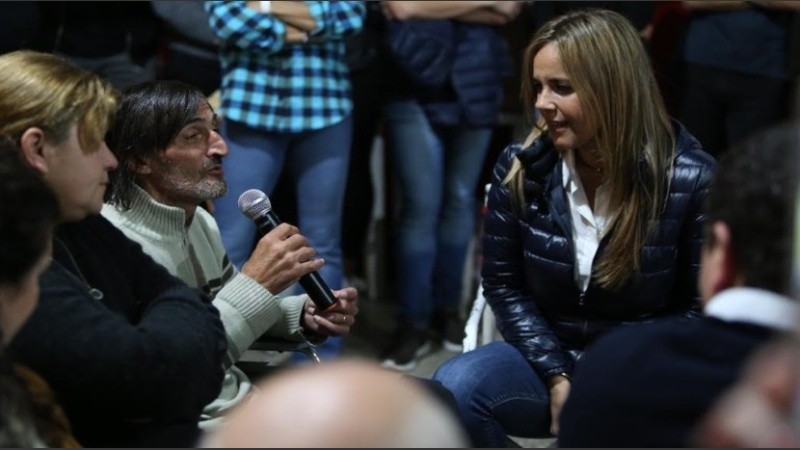 La candidata de Cambiemos Daniela León.