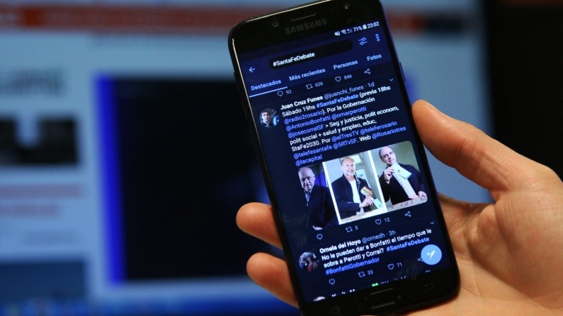 El hashtag #SantaFeDebate fue tendencia nacional en Twitter.