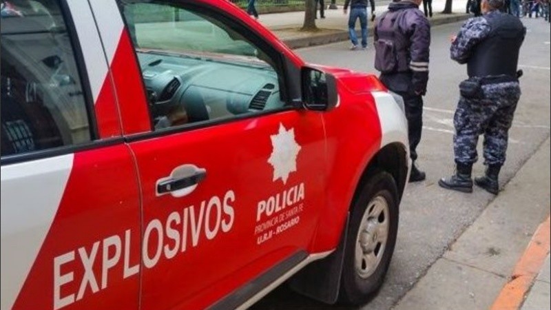 Intervino la brigada de explosivos.
