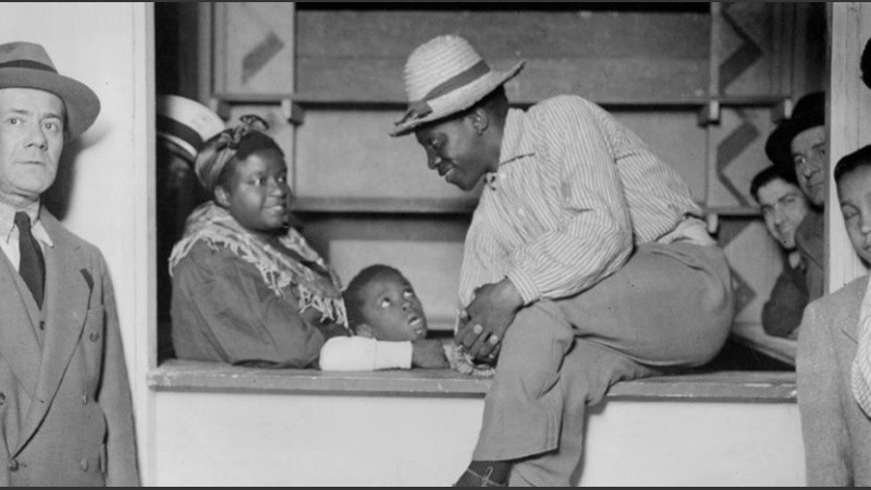 Una foto tomada en Buenos Aires en 1937. Es del Archivo General de la Nación.  