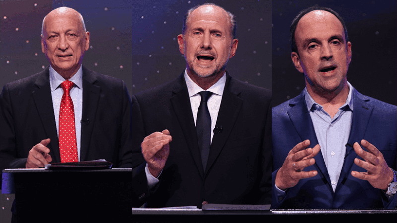 Los candidatos a gobernador de Santa Fe.