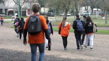 Además de las entrevistas se hicieron talleres en las escuelas.