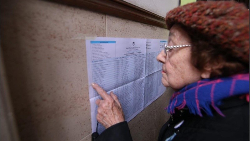 La votación se iba normalizando en las escuelas de Rosario. 