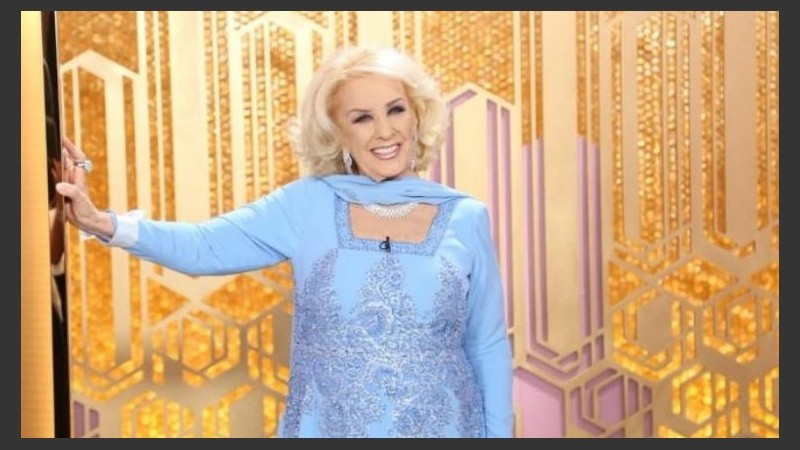 Mirtha no pudo salir de su casa por el apagón de luz. 