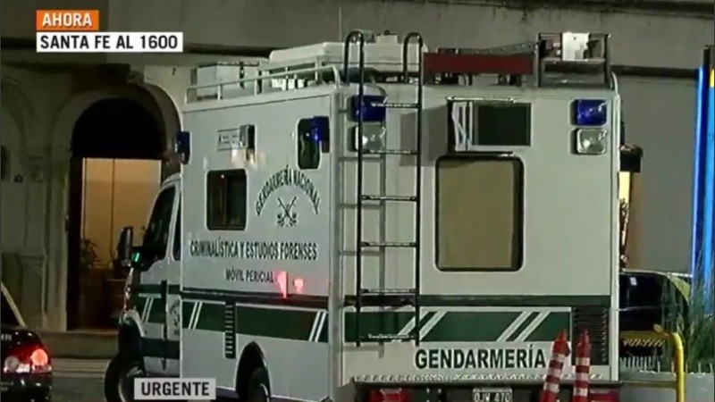 El operativo se desarrolló este martes a la noche en Santa Fe al 1600.