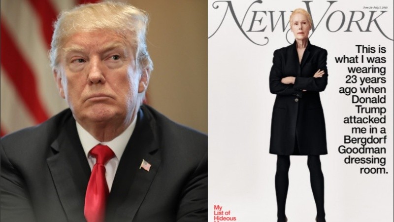 La tapa de New York Magazine con la denuncia de Carrol contra Trump.